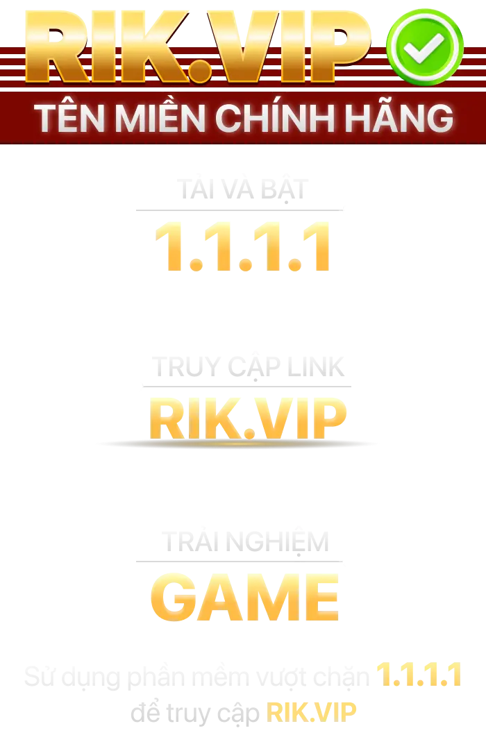 Cài đặt 1.1.1.1, truy cập Rikvip mọi lúc mọi nơi