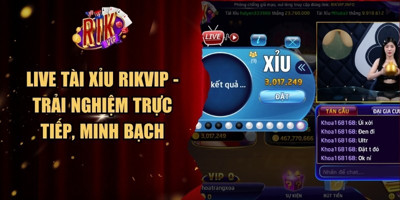 Live Tài Xỉu Rikvip