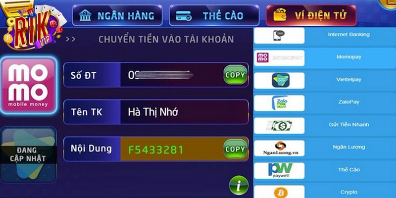 Chia sẻ những kinh nghiệm rút tiền Rikvip an toàn, hiệu quả