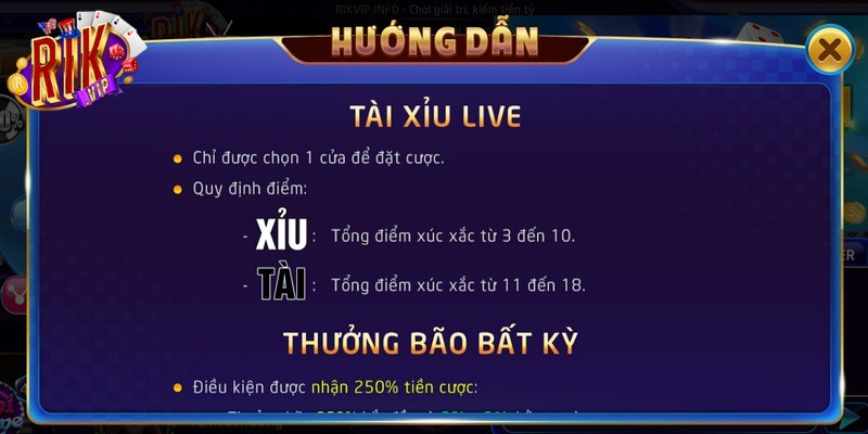Cược tổng yêu cầu người tham gia phải chỉ ra con số cụ thể