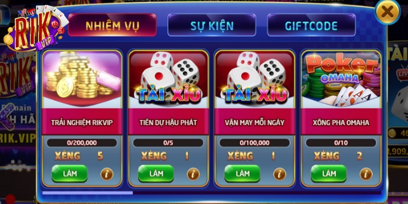 Thưởng đăng ký tân thủ là ưu đãi hấp dẫn cho người mới của Rikvip