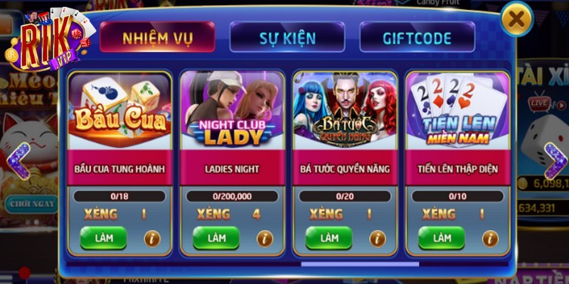 Cách thức nhận thưởng nạp lại mỗi ngày đơn giản tại Rikvip